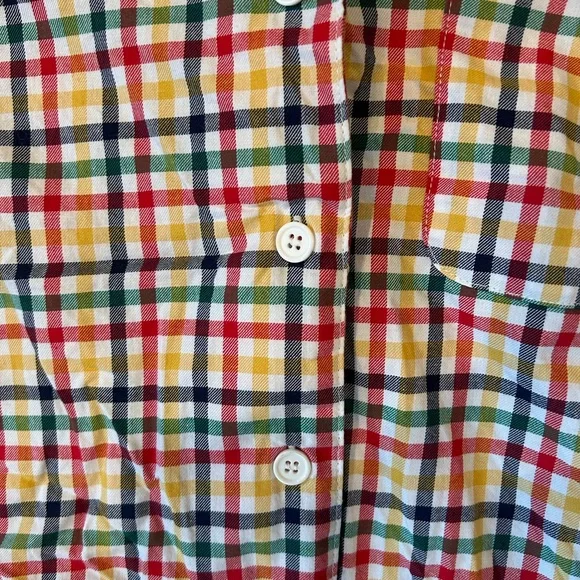 Hudson Bay Company Stripes cotton PJ set. Collared. Buttons. Pockets. Medium - Picture 5 of 10